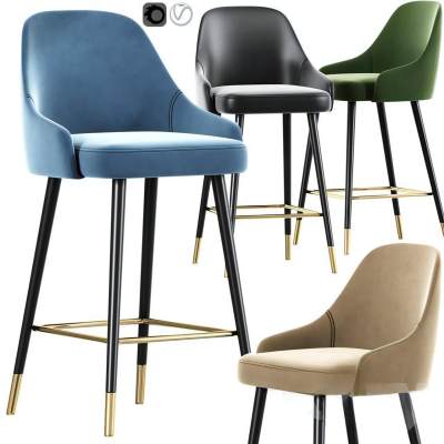 现代吧椅 单人椅-6